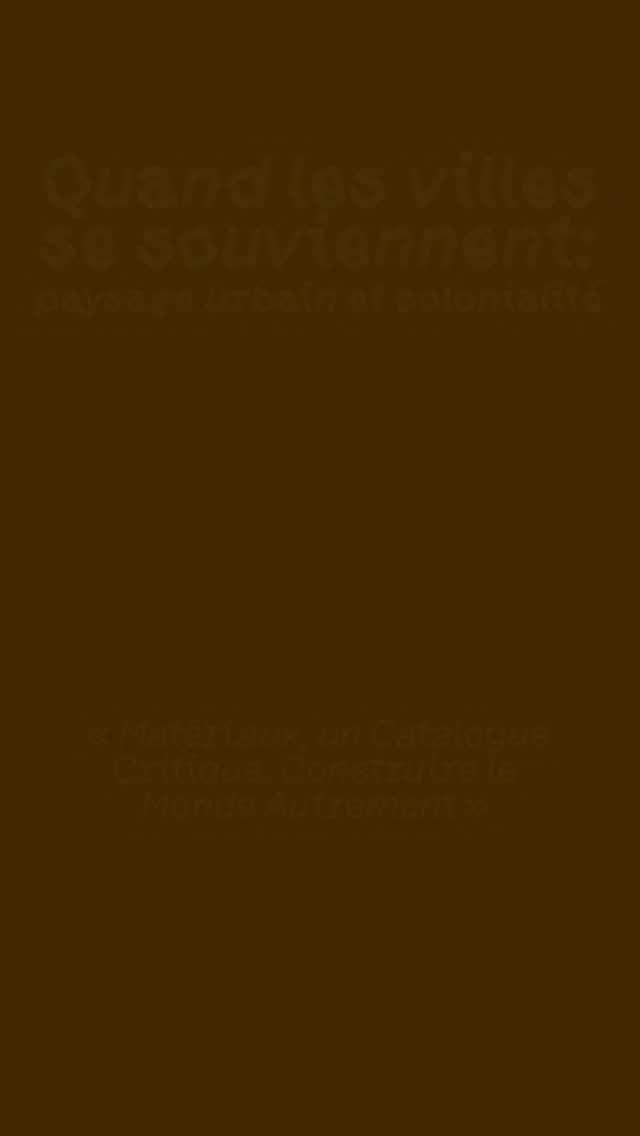 [CONFÉRENCE] « Matériaux, un Catalogue Critique. Construire le Monde Autrement » -  Rencontre avec Armelle Choplin @armelle.choplin 
Dans le cadre du cycle « Quand les villes se souviennent : paysages urbains et colonialité », l’École des Arts Décoratifs – PSL accueille le 6 mai la géographe et urbaniste Armelle Choplin pour une rencontre à l’occasion de la sortie de son livre « Matériaux, un Catalogue Critique. Construire le Monde Autrement » (à paraître aux @editionsladecouverte ).
Cette conférence proposera de se mettre à l’écoute des matériaux qui dominent nos villes et gouvernent nos vies. En détournant les codes du catalogue commercial, il s’agira non pas de vanter les mérites d’un produit, mais de révéler ce qu’il dissimule réellement, en termes d’impact environnemental, de rapport de domination et de vies humaines.
.
Le cycle, conçu par Annabela Tournon Zubieta @annabela_tz , historienne de l’art, enseignante en études décoloniales, Justinien Tribillon @justi , chercheur en urbanisme, écrivain et Stéphanie Dadour, chercheuse et maitresse de conférence à @ecolearchiparismalaquais , croise art, design, architecture et études postcoloniales pour interroger nos environnements — notamment urbains — au prisme des études postcoloniales : histoires, mémoires, récits et réparations
.
Inscription via le site de l’École : https://my.weezevent.com/materiaux-un-catalogue-critique-construire-rencontre-avec-armelle-chopin
Livre en vente : https://www.editionsladecouverte.fr/materiaux_un_catalogue_critique-9782348085796
🗓 6 mai 2026 · 18h30
📌 Amphi Rodin, École des Arts Décoratifs – PSL (31 rue d’Ulm, Paris 5e)